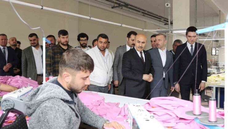 Mardin’de devlet eliyle gençlerin istihdamı için yapıldı, fabrikaların ilki üretime başladı