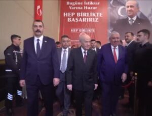 MHP lideri Bahçeli, partisinin iftar programında konuştu