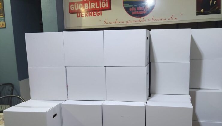 Sinop Güç Birliği Derneği, Ramazan’da bin 250 aileye ulaştı