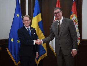 Sırbistan Cumhurbaşkanı Vucic, İsveç Dışişleri Bakanı Billström ile görüştü