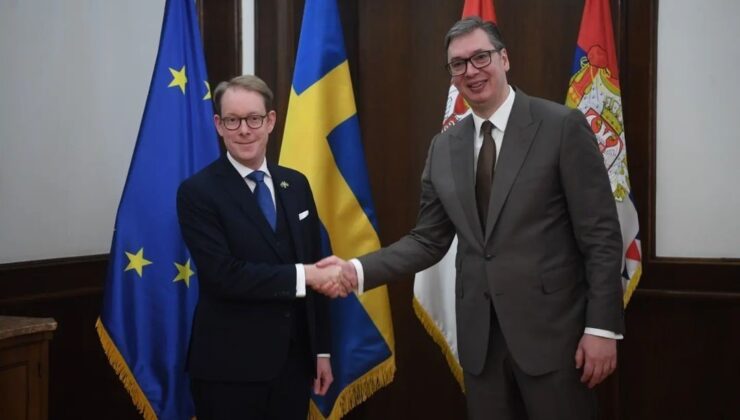 Sırbistan Cumhurbaşkanı Vucic, İsveç Dışişleri Bakanı Billström ile görüştü