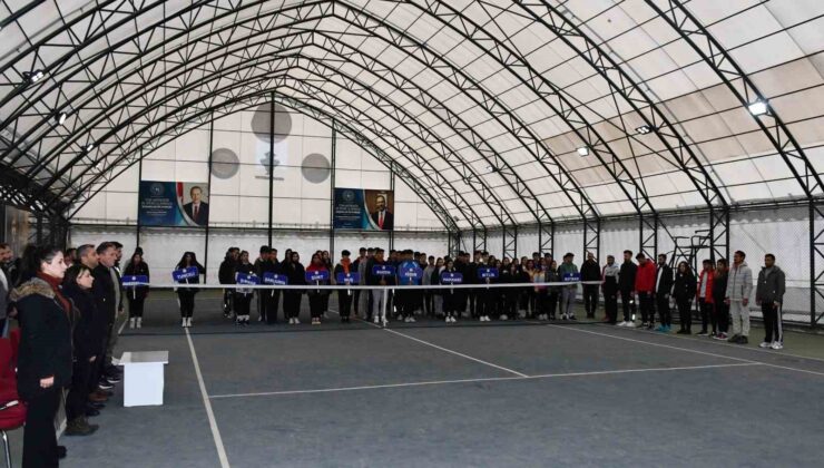 Şırnak’ta tenis bölge müsabakasına 145 sporcu katılıyor