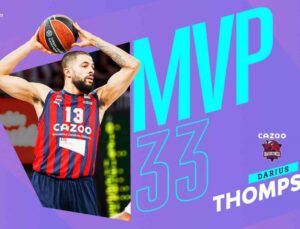 THY Euroleague’de 33. haftanın MVP’si Darius Thompson