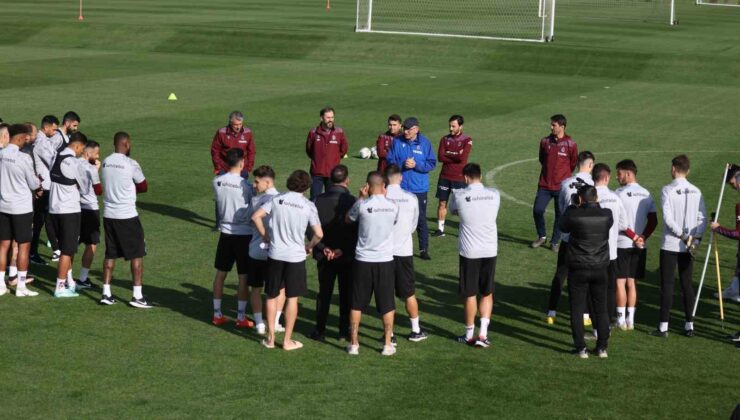 Trabzonspor, Sivasspor maçı hazırlıklarına ara vermeden başladı