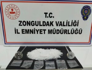 Zonguldak’ta polisin uyuşturucu operasyonuna 1 tutuklama