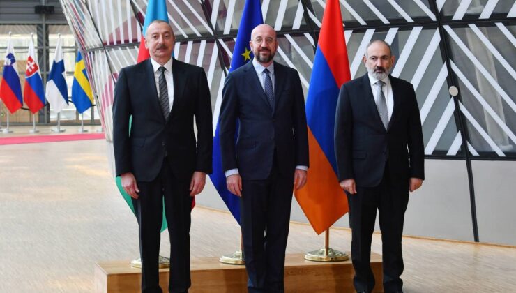 Aliyev, Michel ve Paşinyan’dan Brüksel’de üçlü zirve