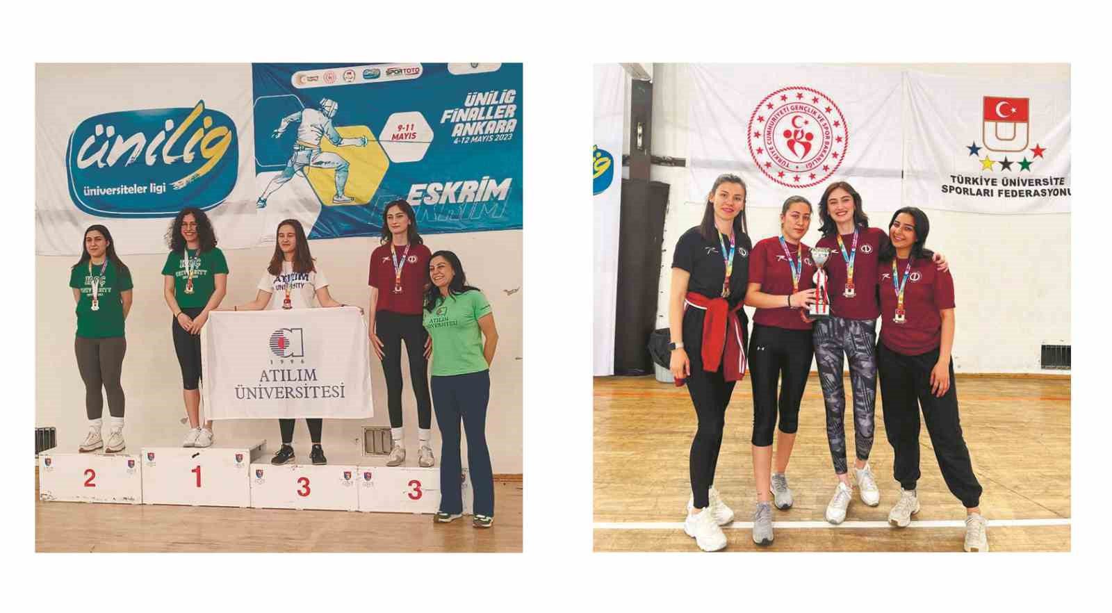Anadolu Üniversitesi sporcularından Ünilig Eskrim Türkiye Şampiyonası’nda büyük başarı