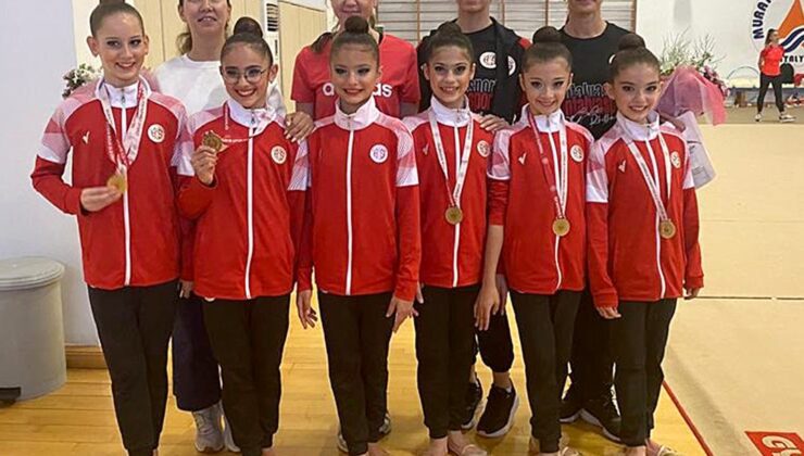 Antalyaspor’un cimnastikçileri kupaya uzandı