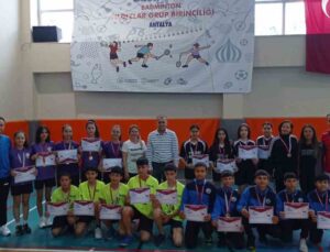 Badminton turnuvasında Aydın’ı başarıyla temsil ettiler