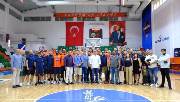 Çağdaş Bodrum Spor Basketbol Kulübü basın mensuplarını ağırladı