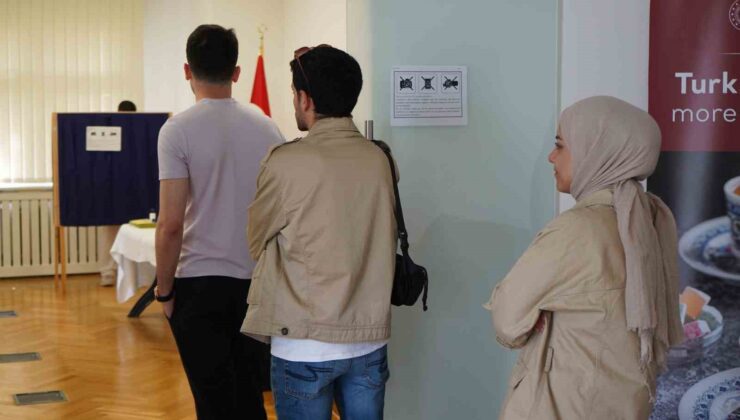 Çekya’da Türkiye’deki seçimler için oy verme işlemi devam ediyor