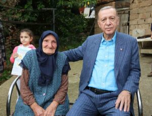Cumhurbaşkanı Erdoğan, Beykoz’da eski komşularını ziyaret etti