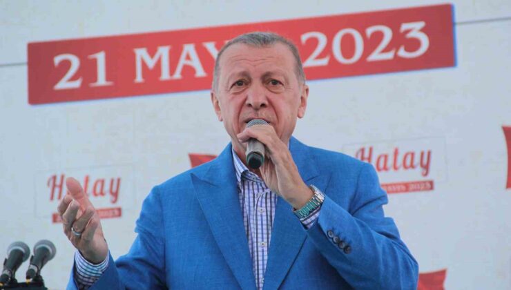 Cumhurbaşkanı Erdoğan: “Daha seçimi bile kazanmadan bu derece azgınlaşanlar, Allah korusun göreve gelseler, milletimize nefes dahi aldırmazlar”
