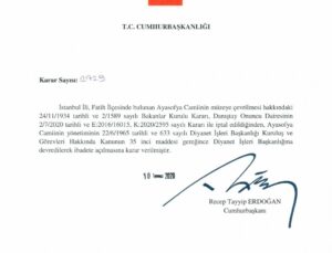 Cumhurbaşkanı Erdoğan seçim programını Ayasofya’da akşam namazı ile sonlandıracak