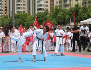 Diyarbakır’da 19 Mayıs, halk oyunları ve milli sporcuların gösterileriyle kutlandı
