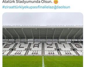 Elazığlı taraftarlar, Türkiye Kupası finalinin Elazığ’da oynanması için kampanya başlattı