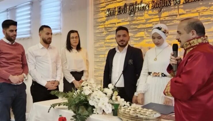 Erzurum’da bir yılda 4 bin 760 kişi evlendi