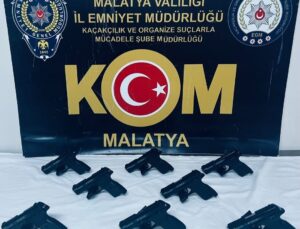 Malatya’da silah kaçakçılığı operasyonu: 1 gözaltı