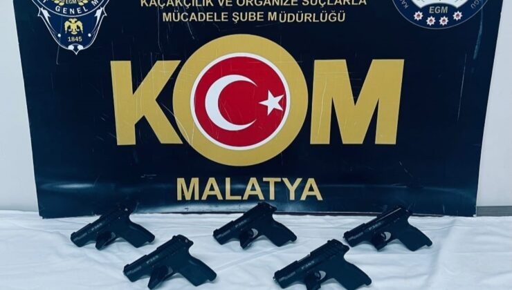 Malatya’da silah kaçakçılığı operasyonu: 1 gözaltı