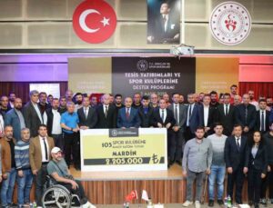 Mardin’de amatör spor kulüplerine 2 milyon 205 bin TL’lik destek