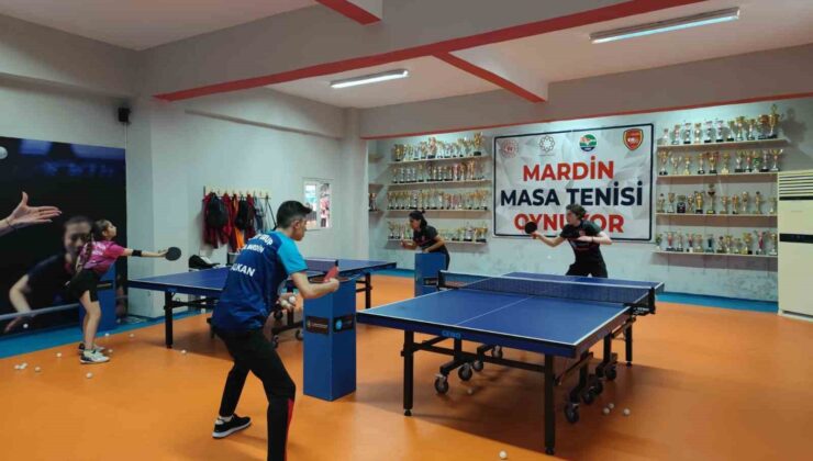 Mardin’in masa tenisi kız takımı Avrupa’da boy gösterecek