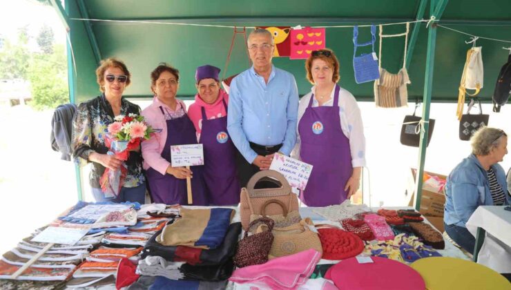 Mezitli’de bir kadın üretici pazarı daha açıldı