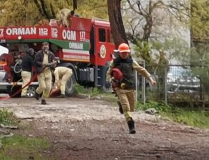 Orman çalışanları yangın söndürme eğitimlerini tamamladı
