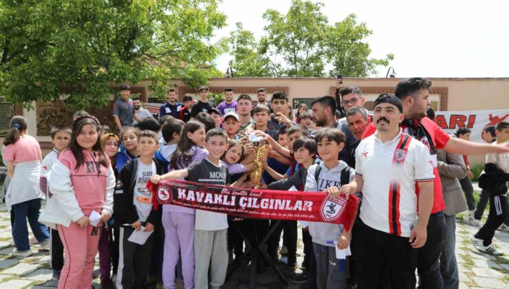 Samsunspor’un şampiyonluk kupası Kavak’ta