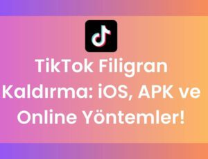 TikTok Filigran Kaldırma: iOS, APK ve Online Yöntemler!