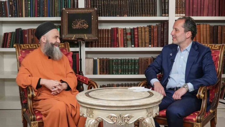 Yeniden Refah lideri Fatih Erbakan’dan Cübbeli Ahmet Hoca’ya ziyaret