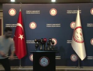 YSK Başkanı Ahmet Yener:  “Kesin sonuçlar Resmi Gazeteye gönderildi”