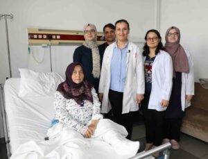 28 yıllık ameliyat korkusunu yenen Alime Coşar, sağlığına kavuştu