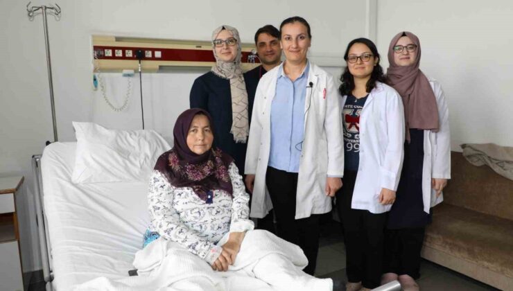 28 yıllık ameliyat korkusunu yenen Alime Coşar, sağlığına kavuştu