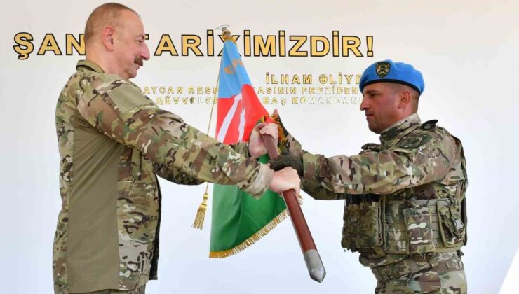 Aliyev: “İnsansız hava araçlarının ve uzun menzilli füzelerin ülkemize getirilmesi için birçok anlaşma imzalandık”