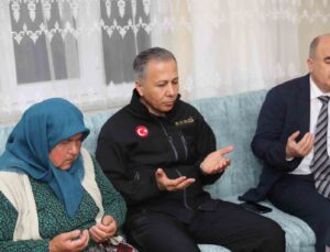 Bakan Yerlikaya’dan Samsun’da selde hayatını kaybeden vatandaşın ailesine taziye ziyareti