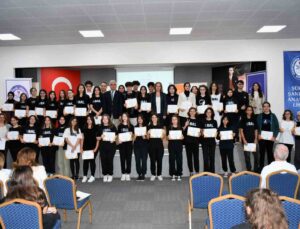 Bursa’da örnek projede sertifika heyecanı