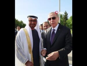 Cumhurbaşkanı Erdoğan BAE Devlet Başkanı El Nahyan ile görüştü