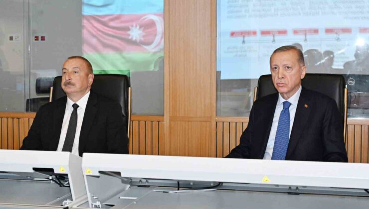 Cumhurbaşkanı Erdoğan ve Cumhurbaşkanı Aliyev, Hava Komuta Merkezi’nin açılışını gerçekleştirdi