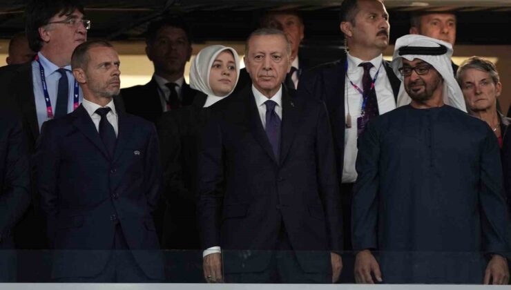 Cumhurbaşkanı Recep Tayyip Erdoğan, Şampiyonlar Ligi Finali’ni takip etti