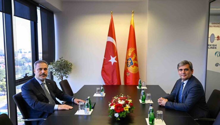Dışişleri Bakanı Fidan, Karadağ Başbakan Yardımcısı İbrahimoviç ile görüştü