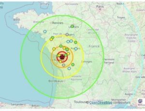 Fransa’daki 5.8’lik depremde binalar hasar gördü
