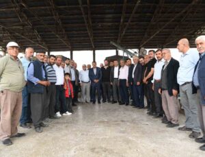 Gürkan: Buğday Pazarı Esnafını ziyaret etti