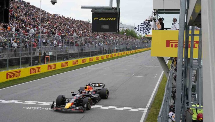 Kanada Grand Prix’sinde kazanan Max Verstappen