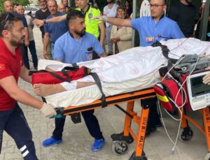 Kavgada göğsünden bıçaklandı, hava ambulansı ile Konya’ya sevk edildi