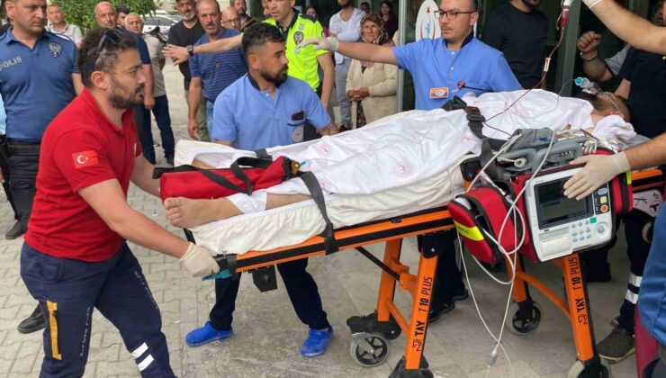 Kavgada göğsünden bıçaklandı, hava ambulansı ile Konya’ya sevk edildi