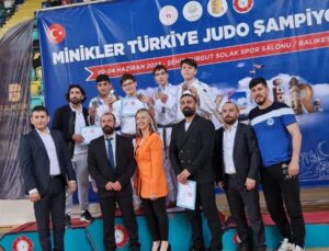 Minikler Türkiye Judo Şampiyonası’nda Kırklarelili sporcu kürsüde