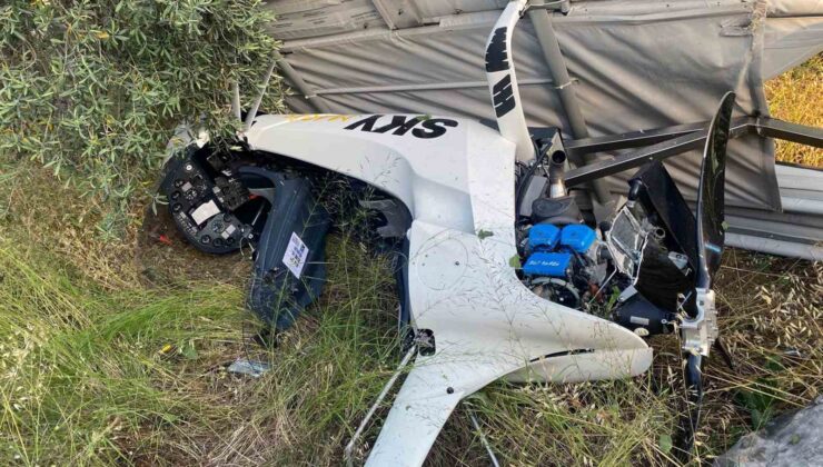 Muğla’da cayrokopter düştü: 2 yaralı