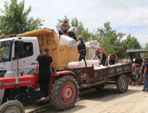 Pamukkale Belediyesinden Goncalılı afetzedelere destek