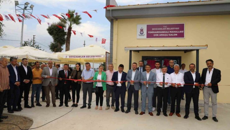 Şehzadeler Belediyesi Yeniharmandalı projesini hizmete açtı