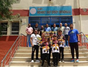 Siirtli öğrenciler boccede Türkiye şampiyonu oldu